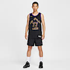 Los Angeles Lakers City Edition Nike Dri-FIT NBA Swingman-drakt til herre
