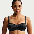 NikeSKIMS Satin Shine padded sport-bh met picot