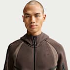 Nike Tech Men's Color-Block Full-Zip Fleece Windrunner Jacket