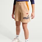 Shorts de French Terry para niños talla grande Nike Sportswear Club