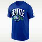 Seattle Seahawks Rewind Front And Back Hit Essential Men's Nike NFL T-Shirt