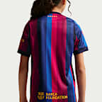 F.C. Barcelona 2026/27 Stadium Home Older Kids' Nike Dri-FIT Football Replica Shirt