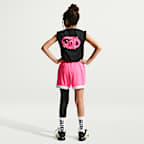 A'ja Wilson Girls' A'symmetric Mid-Rise Single-Leg Basketball Leggings