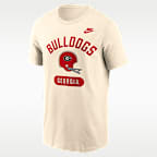 Playera universitaria Nike para hombre Georgia Legacy Arch Helmet