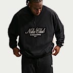 Veste à demi-zip Nike Sportswear Club pour homme
