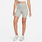 Nike Sportswear Classic sykkelshorts (20 cm) med høyt liv til dame