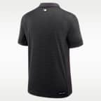 Polo Nike Dri-FIT de la MLB para hombre Pittsburgh Pirates Authentic Collection Striped Victory