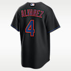 Francisco Alvarez New York Mets Men's Nike MLB Replica Jersey