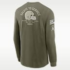 Cleveland Browns Salute to Service Men's Nike NFL Long-Sleeve T-Shirt