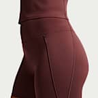Nike Universa Mallas cortas de 13 cm y talle alto sin costuras delanteras - Mujer