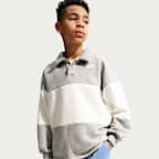 Shorts de tejido Knit de 15 cm para niños talla grande Nike Sportswear Club