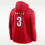 Bryce Harper Philadelphia Phillies Club Men's Nike MLB Pullover Hoodie