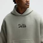 Sudadera con gorro sin cierre Nike de la NFL para hombre New York Jets Rivalries Collection Oversized Tech Fleece