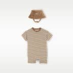 ナイキ ベビー ショートスリーブ ロンパー バケットハット付き