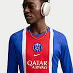 Paris Saint-Germain 2026/27 Stadium Home Men's Nike Dri-FIT Football Replica Long-Sleeve Shirt