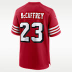 Jersey de futbol americano para hombre NFL San Francisco 49ers (Christian McCaffrey)