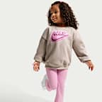 Conjunto de leggings y sudadera de cuello redondo Dream Float Boyfriend infantil Nike