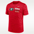 Georgia Sideline Velocity Men's Nike Dri-FIT College T-Shirt