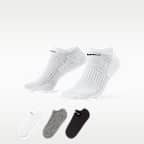 Nike Everyday Cushioned Training No-Show Socks (3 Pairs)