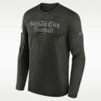 New York Jets Rivalries Collection Sideline Legend Men's Nike Dri-FIT NFL Long-Sleeve T-Shirt