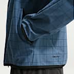 Nike Tech  Men's Loose Dri-FIT Shori Knit Full-Zip All-Over-Print Jacket