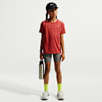 Playera de manga corta Nike Miler Dri-FIT para niños talla grande
