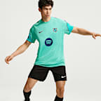 F.C. Barcelona Strike Third Men's Nike Football Dri-FIT Short-Sleeved Top