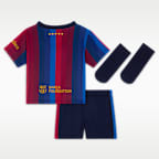 F.C. Barcelona 2026 Stadium Home Baby/Toddler Nike Football Replica 3-Piece Kit