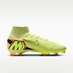 Chaussure de foot montante à crampons FG Nike Mercurial Superfly 10 Pro