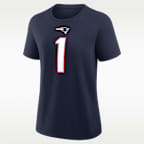 A.J. Brown New England Patriots Women's Nike NFL T-Shirt