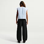 Pants de tiro alto de pierna ancha para mujer Nike 24.7 ImpossiblySoft