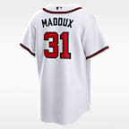Jersey Nike de la MLB Replica para hombre Greg Maddux Atlanta Braves Retired