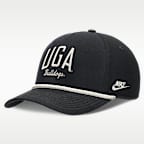 Georgia Legacy Letter Rise Men's Nike Dri-FIT College A-Frame Adjustable Hat