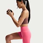 Nike Universa Women's High-Waisted 12.5cm (approx.) Biker Shorts with No Front Seam