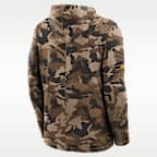 Sudadera con gorro sin cierre universitaria Nike Dri-FIT para hombre Iowa Military Appreciation