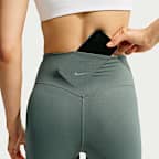 Nike Zenvy Women's High-Waisted 7/8 Leggings with No Front Seam