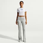 Crop top slim Nike Sportswear Chill Knit pour femme