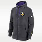 Minnesota Vikings Playbook Page Club Men's Nike NFL Full-Zip Hoodie
