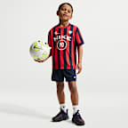 Conjunto de shorts de dos piezas para niños talla pequeña Nike Sportswear Goal Mode