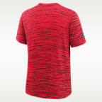 Kansas City Chiefs Sideline Team Issue Velocity Big Kids' Nike Dri-FIT NFL T-Shirt