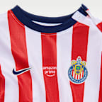Conjunto de 3 piezas de futbol Nike Replica para bebé e infantil C.D. Guadalajara local Stadium 2026/27