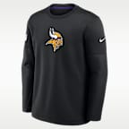 Minnesota Vikings Sideline Coaches Men's Nike Therma-FIT NFL Long-Sleeve T-Shirt