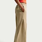 Nike Studio Fleece Medium Weight Women's Loose Pleated Snap Pants