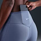 Shorts de ciclismo de tiro alto de 13 cm sin costura frontal para mujer Nike Universa