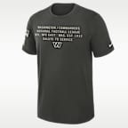 Washington Commanders Salute to Service Slub Men's Nike Dri-FIT NFL T-Shirt