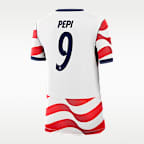 Jersey de futbol Nike Dri-FIT de Ricardo Pepi del USMNT local 2026 Stadium para mujer