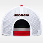Georgia Sideline Gameday Rope Men's Nike College Trucker Adjustable Hat