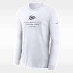 Kansas City Chiefs Team Issue Men's Nike Dri-FIT NFL Long-Sleeve T-Shirt