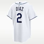 Yandy Díaz Tampa Bay Rays Men's Nike MLB Replica Jersey