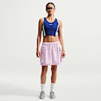 Short cargo ample en satin à taille mi-haute Nike Sportswear pour femme